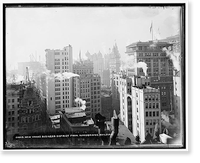 New York's business district from Woodbridge Building - 4, Historic Reproduction