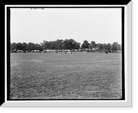 Historic Framed Print, Encampment of the Illinois National Guard, Camp Lincoln, Springfield, Ill[inoi]s,  17-7/8" x 21-7/8"
