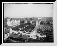 Historic Framed Print, St. Augustine from the Ponce de Leon,  17-7/8" x 21-7/8"