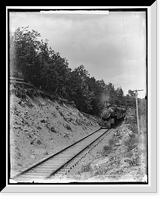 Historic Framed Print, Kaaterskill Falls from Ulster and Delaware Railway, Catskill Mountains, N.Y. - 3,  17-7/8" x 21-7/8"