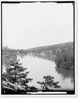 Sky top and Lake Mohonk - 2, Historic Print