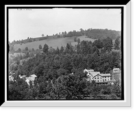 Historic Framed Print, Fleischmann's and Hotel Switzerland, Catskill Mountains, N.Y.,  17-7/8" x 21-7/8"