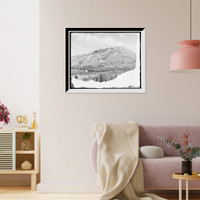 Historic Framed Print, Banff up Bow River from Tunnel Mt., Alberta, Canada,  17-7/8" x 21-7/8"