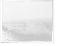 Historic Framed Print, Pittsburg [sic] from Mount Washington - 3,  17-7/8" x 21-7/8"