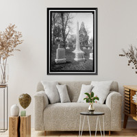 Historic Framed Print, Arlington National Cemetery,  17-7/8" x 21-7/8"