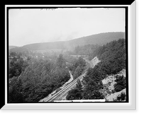 Horseshoe curve near Maria Furnace, Pa, Vintage Wall Art
