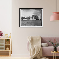 Historic Framed Print, Paul Smith's, Adirondack Mountains,  17-7/8" x 21-7/8"