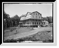 Eagle Bay Hotel, Fulton Chain, Adirondack Mountains, Vintage Wall Art