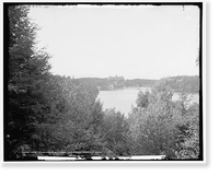 Lake Minnewaska, N.Y., from Millbrook Mountain Road - 2, Historic Reproduction