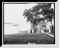 Historic Framed Print, Derring's [sic] Harbor, Shelter Island, N.Y.,  17-7/8" x 21-7/8"