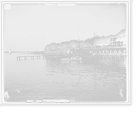 The Bathing place, Manhansett i.e. Manhanset House, Shelter Island - 2, Vintage Print
