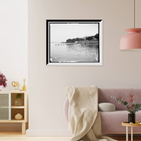 The Bathing place, Manhansett i.e. Manhanset House, Shelter Island - 2, Vintage Print
