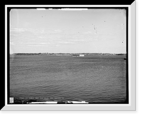 Historic Framed Print, The Harbor from Fort Allen Park, Portland, Me. - 4,  17-7/8" x 21-7/8"