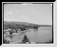 Lake George from Fort William Henry Hotel - 3 Classic, Historic Reproduction