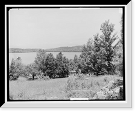 Historic Framed Print, Lake Spofford, N.H., from Prospect Hill,  17-7/8" x 21-7/8"