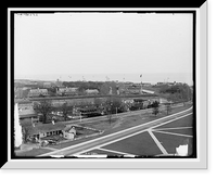 Historic Framed Print, Fort Monroe, Old Point Comfort, Va. - 2,  17-7/8" x 21-7/8"
