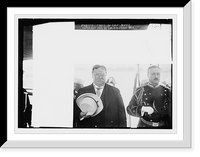 Historic Framed Print, President Taft and Capt. Butt,  17-7/8" x 21-7/8"