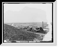 Historic Framed Print, Solvay Process Co.'s plant, Syracuse [i.e. Solvay], N.Y. - 3,  17-7/8" x 21-7/8"