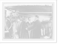 Historic Framed Print, Taft receiving guests aboard "Mayflower",  17-7/8" x 21-7/8"