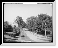 Historic Framed Print, The Meredith Road, Centre Harbor, Lake Winnipesaukee, N.H. - 2,  17-7/8" x 21-7/8"