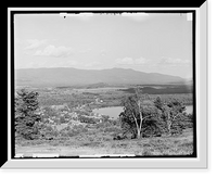 Historic Framed Print, Centre Harbor from Garnet Hill, Lake Winnipesaukee, N.H. - 2,  17-7/8" x 21-7/8"