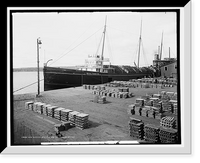 Historic Framed Print, Lake Superior smelter and dock, Dollar Bay, Mich. - 3,  17-7/8" x 21-7/8"