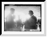 Historic Framed Print, President Taft presents Taft Cup aboard "Mayflower",  17-7/8" x 21-7/8"