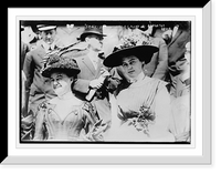 Historic Framed Print, Mrs. R.E. Peary and daughter, Sydney, C.B.I.,  17-7/8" x 21-7/8"