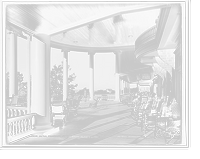 Historic Framed Print, On the Frontenac porch, Round Island, N.Y.,  17-7/8" x 21-7/8"