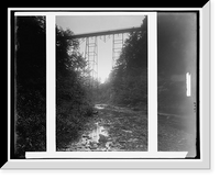 Historic Framed Print, Shawmut Bridge, above Dansville, N.Y.,  17-7/8" x 21-7/8"