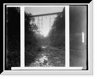 Historic Framed Print, Shawmut Bridge, above Dansville, N.Y.,  17-7/8" x 21-7/8"