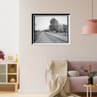 Historic Framed Print, Short Hills Station, D.L. & W. Ry.,  17-7/8" x 21-7/8" Historic Framed Print, Short Hills Station, D.L. & W. Ry.,  17-7/8" x 21-7/8"