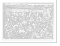 Historic Framed Print, Crowd to welcome Peary, Sydney,  17-7/8" x 21-7/8"