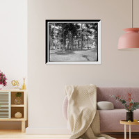Historic Framed Print, The Grove, Poland Spring Hotel, South Poland, Maine,  17-7/8" x 21-7/8" Historic Framed Print, The Grove, Poland Spring Hotel, South Poland, Maine,  17-7/8" x 21-7/8"
