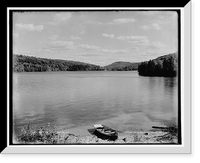 Historic Framed Print, South end of Lake Sunapee, N.H.,  17-7/8" x 21-7/8"