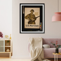 Another notch Chateau Thierry - U.S. Marines. Adolph Treidler. Classic, Historic Reproduction