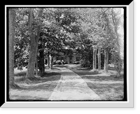 Historic Framed Print, [Old Manse from the highway, Concord, Massachusetts],  17-7/8" x 21-7/8"