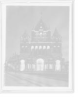 Historic Framed Print, Trinity Church, Boston, Mass. - 2,  17-7/8" x 21-7/8"