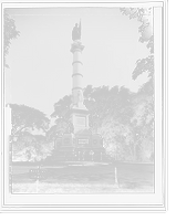 Historic Framed Print, Army and Navy Monument, Boston, Mass.,  17-7/8" x 21-7/8"