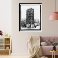 Historic Framed Print, West End Trust Co. Building, Philadelphia,  17-7/8" x 21-7/8"