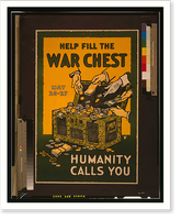 Help fill the war chest Humanity calls you May 20-27.Ketterlinus Phila, Vintage Poster
