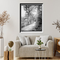 Historic Framed Print, Schooley's Mtn., road from Hackettstown, N.J. - 3,  17-7/8" x 21-7/8"