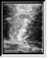 Historic Framed Print, Cascadilla Gorge [i.e. Taughannock Falls], Ithaca, N.Y.,  17-7/8" x 21-7/8"