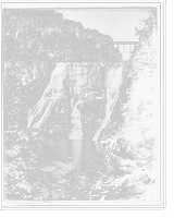 Historic Framed Print, Ithaca Falls,  17-7/8" x 21-7/8"