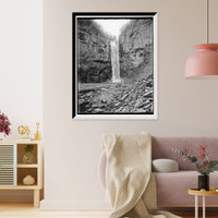 Historic Framed Print, Taughannock Falls, N.Y. - 4,  17-7/8" x 21-7/8"