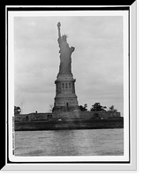 Historic Framed Print, Statue of Liberty, New York harbor,  17-7/8" x 21-7/8"