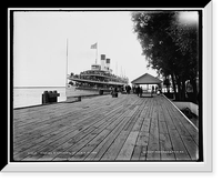 Making a landing, St. Clair Flats, Mich, Historic Print