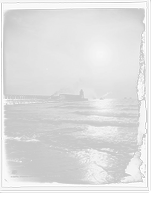 Historic Framed Print, Moonlight on Lake Michigan,  17-7/8" x 21-7/8"