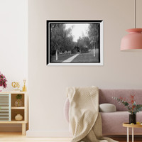 Historic Framed Print, Railroad Park, Petoskey, Mich.,  17-7/8" x 21-7/8"
