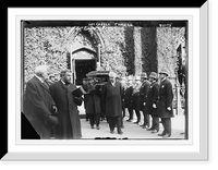 Historic Framed Print, Pallbearers at McCarren funeral,  17-7/8" x 21-7/8"